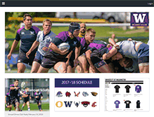 Tablet Screenshot of huskyrugby.com